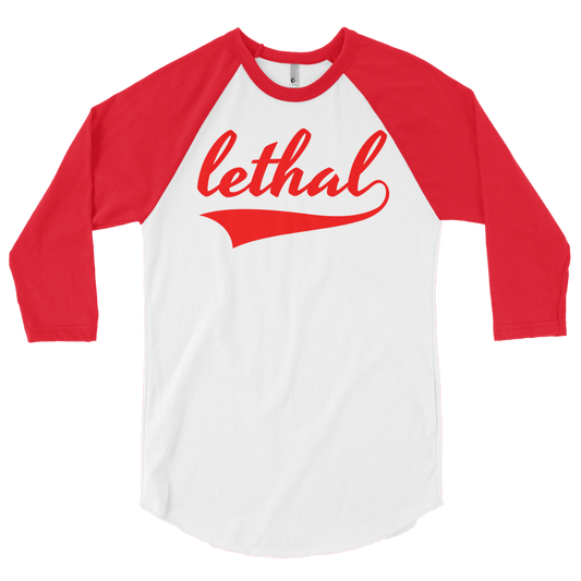 Red Lethal Baseball Tee